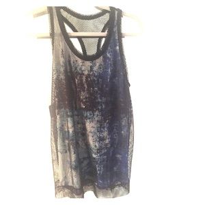 Helmut Lang mesh tank top